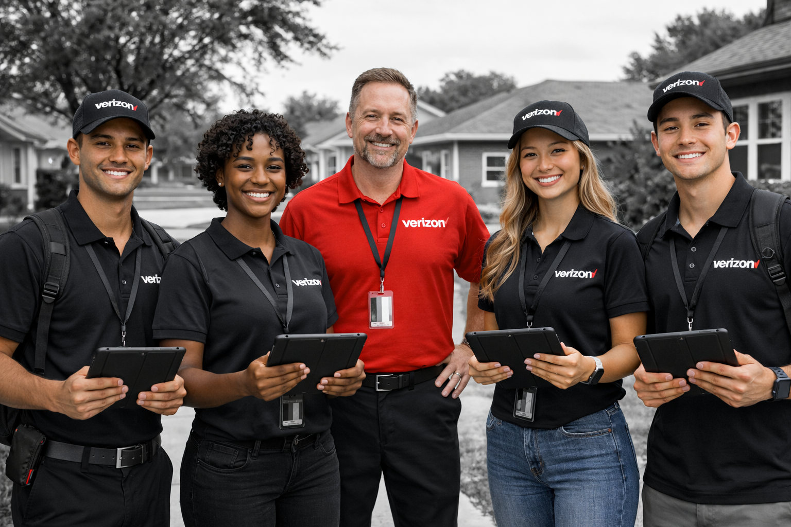 Verizon D2D Sales Team - Professional representatives ready to serve customers